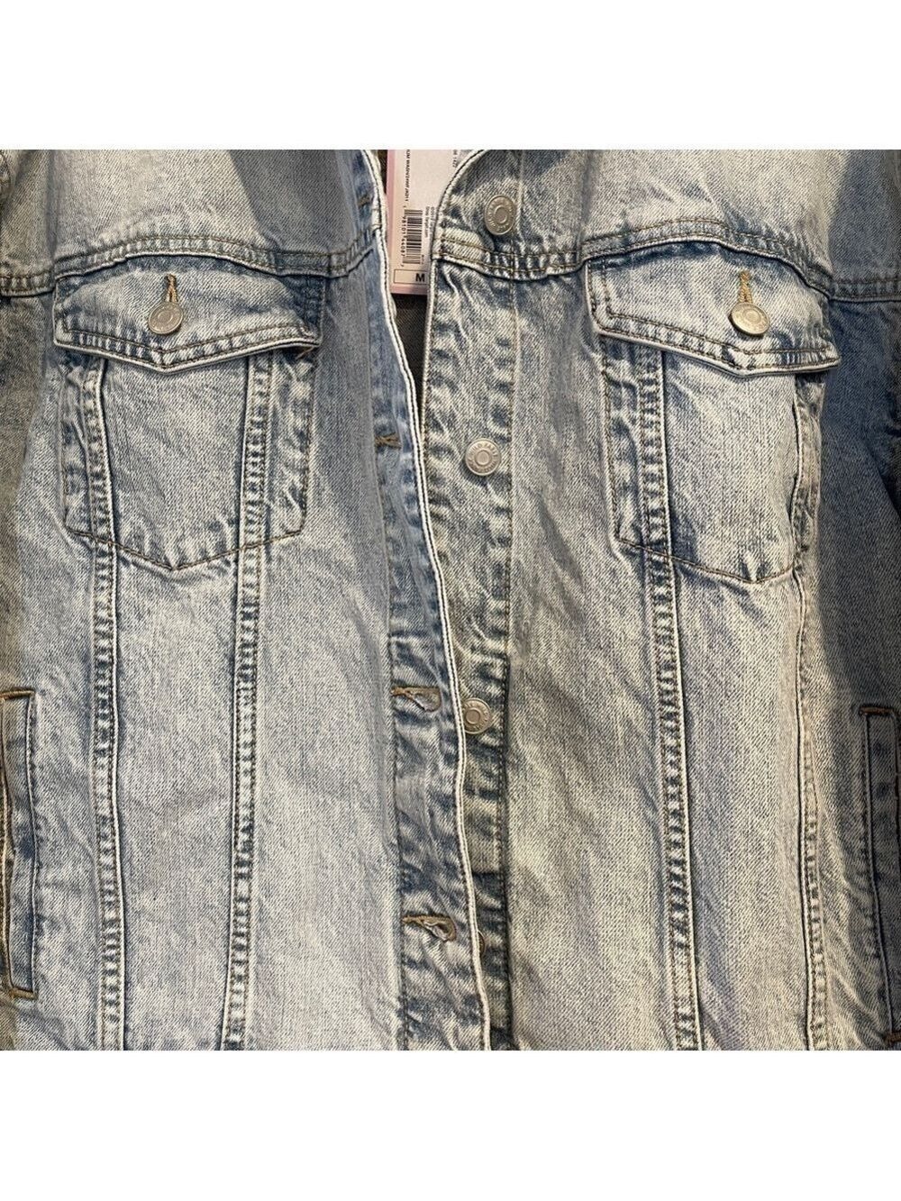 Wild Fable Blue Jean Jacket Classic Style - Picture 3 of 6